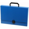 Портфель пластиковый Standart, 370 x 250 x 40 мм, синий