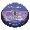 DVD+R диск Verbatim 8.5Gb 8x 43666 (10 шт.)